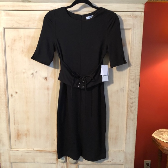 JustFab Dresses & Skirts - NWT - Just Fab Black Dress - Corset Belt